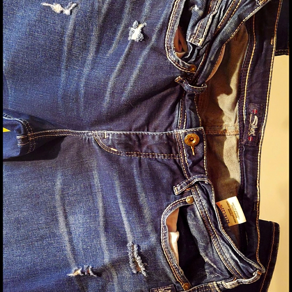 Silver capris